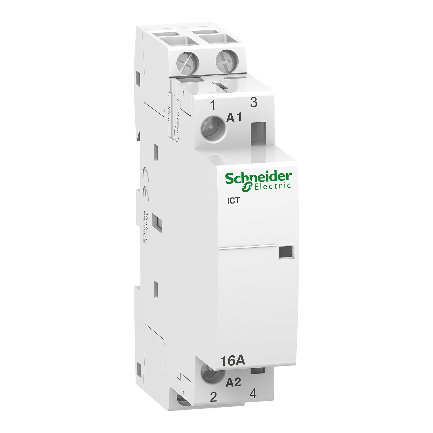 A9C22712_1 Acti9 iCT - Contacteur auxiliarisable - 2P - 16A - 2NO - 230/240Vca - 50Hz – Image 1