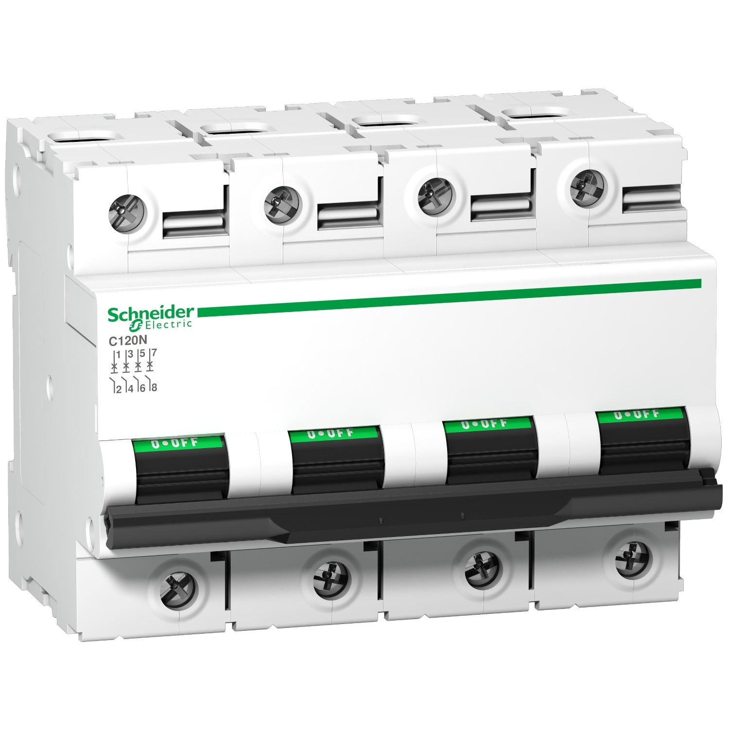 A9N18372_1 C120N 4P 80A C 10000A 415 V DISJONCTEUR M – Image 1