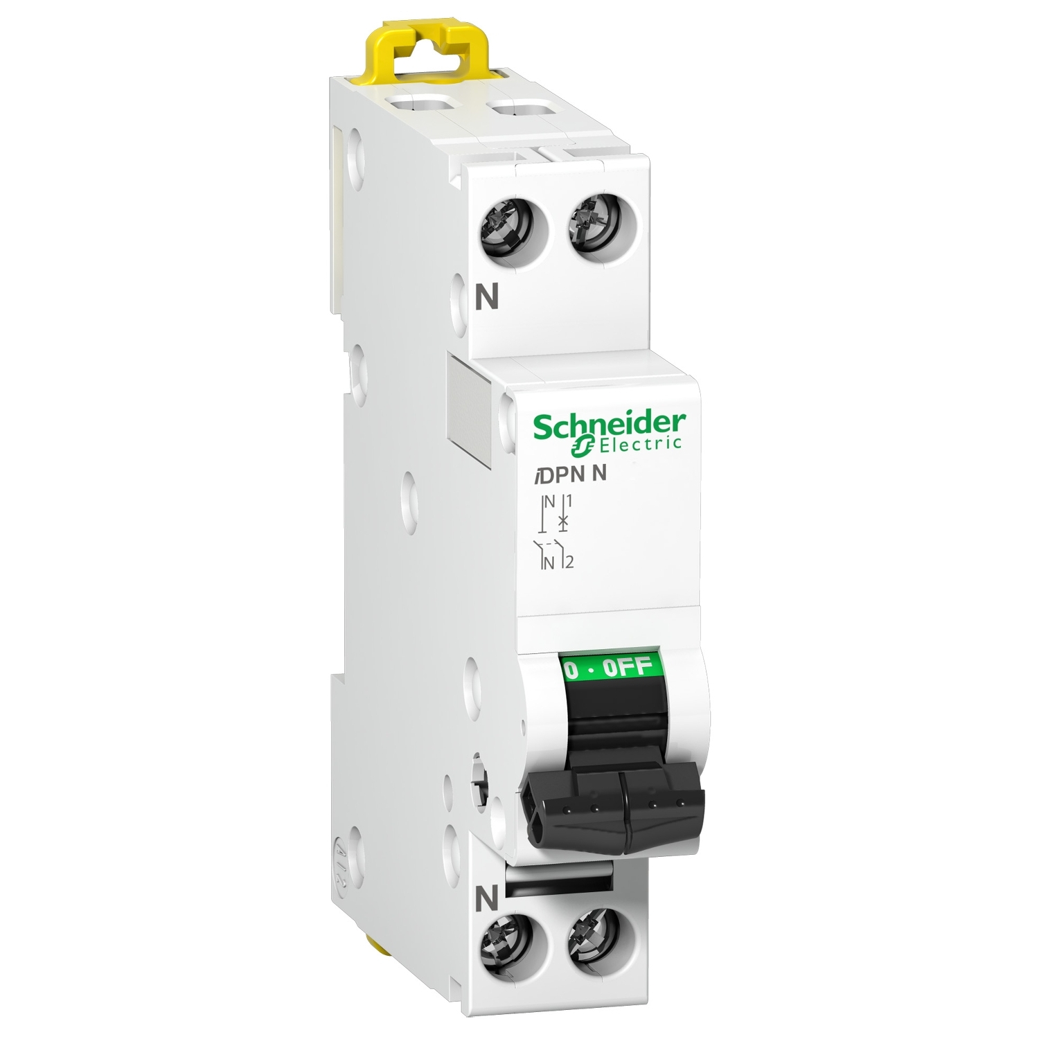 A9N21555_1 IDPN DISJONCTEUR 1P-N 6A C 6000A 10KA 23 – Image 1