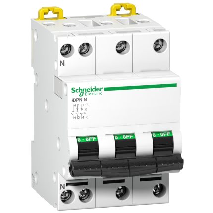 IDPN DISJONCTEUR 3P-N 6A C 6000A KA 400V