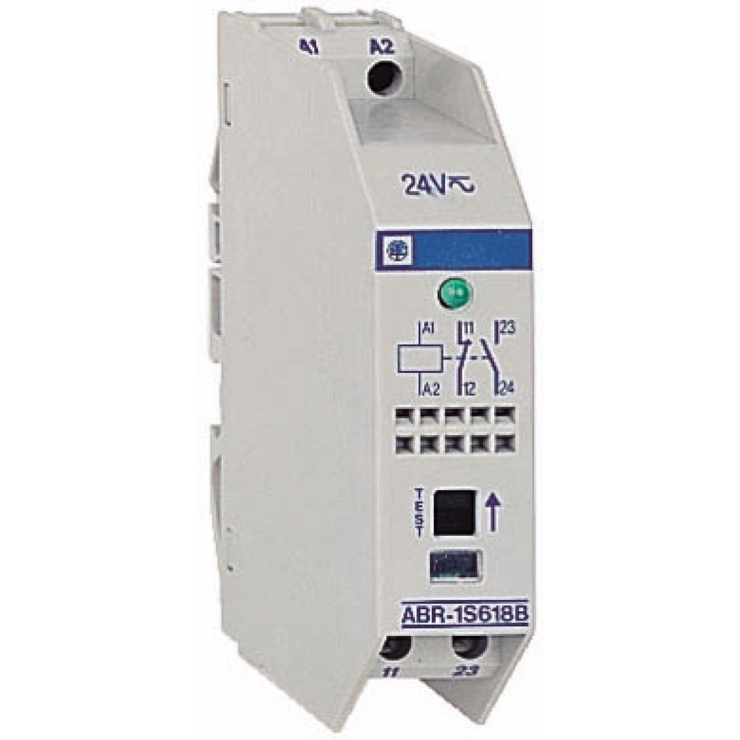 ABR1S418B_1 Zelio - module d'interface de sortie - 17,5mm - électroméca. - 24Vca/cc - 2F – Image 1