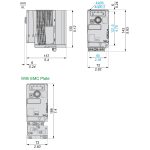 Altivar Machine - variateur - 0,55kW - 200/240V mono - compact - CEM - IP20 – Image 2