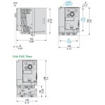 Altivar Machine - variateur - 0,75kW - 380/500V tri - compact - CEM - IP20 – Image 2