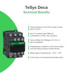 TeSys CAD32 - contacteur - 3F+2O - instantané - 10A - 220Vcc – Image 3