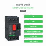TeSys GV2ME - disj. moteur - 1,6..2,5A - 3P 3d - déclencheur magnéto-thermique – Image 2