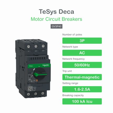 TeSys - disjoncteur moteur magnéto-thermique GV3 - 3P - 30A à 40A - Everlink BTR