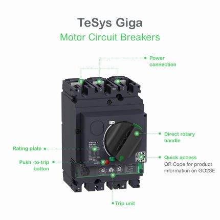 TeSys GV - disjoncteur moteur - 70 à 150A - 36kA - 3P - magnéto-thermique