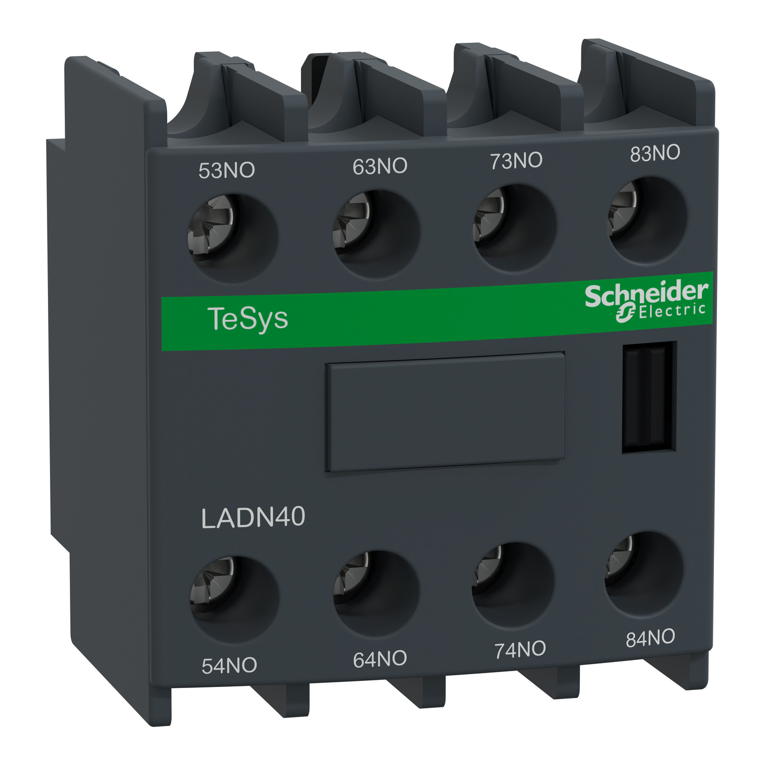 LADN40_1 TeSys D - bloc contacts auxiliaires frontaux - 4F+0O - bornes vis-étriers – Image 1