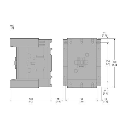 TeSys LC1D - contacteur - 3P - AC-3 440V - 115A - bobine 220Vca