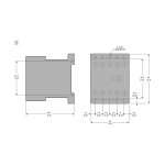 TeSys LC1K - contacteur - 3P - AC-3 440V - 6A - bobine 110Vca – Image 3