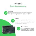 TeSys LP5K - contacteur inverseur - 3P - AC-3 440V - 9A - bobine 24Vcc