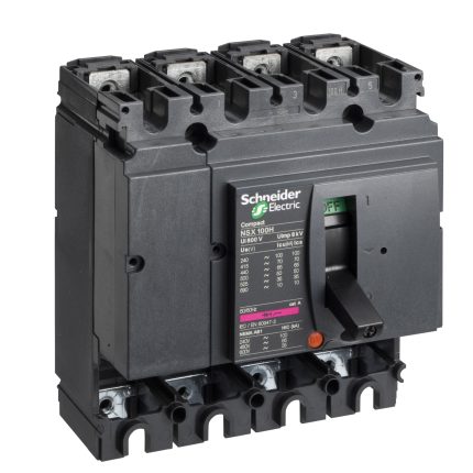 Compact NSX100H - disjoncteur - 100A - 4P - sans déclencheur