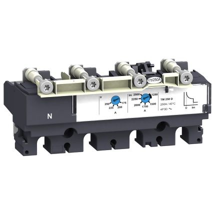 Compact NSX - Declencheur tm80d 4p3d pour disjoncteur NSX100