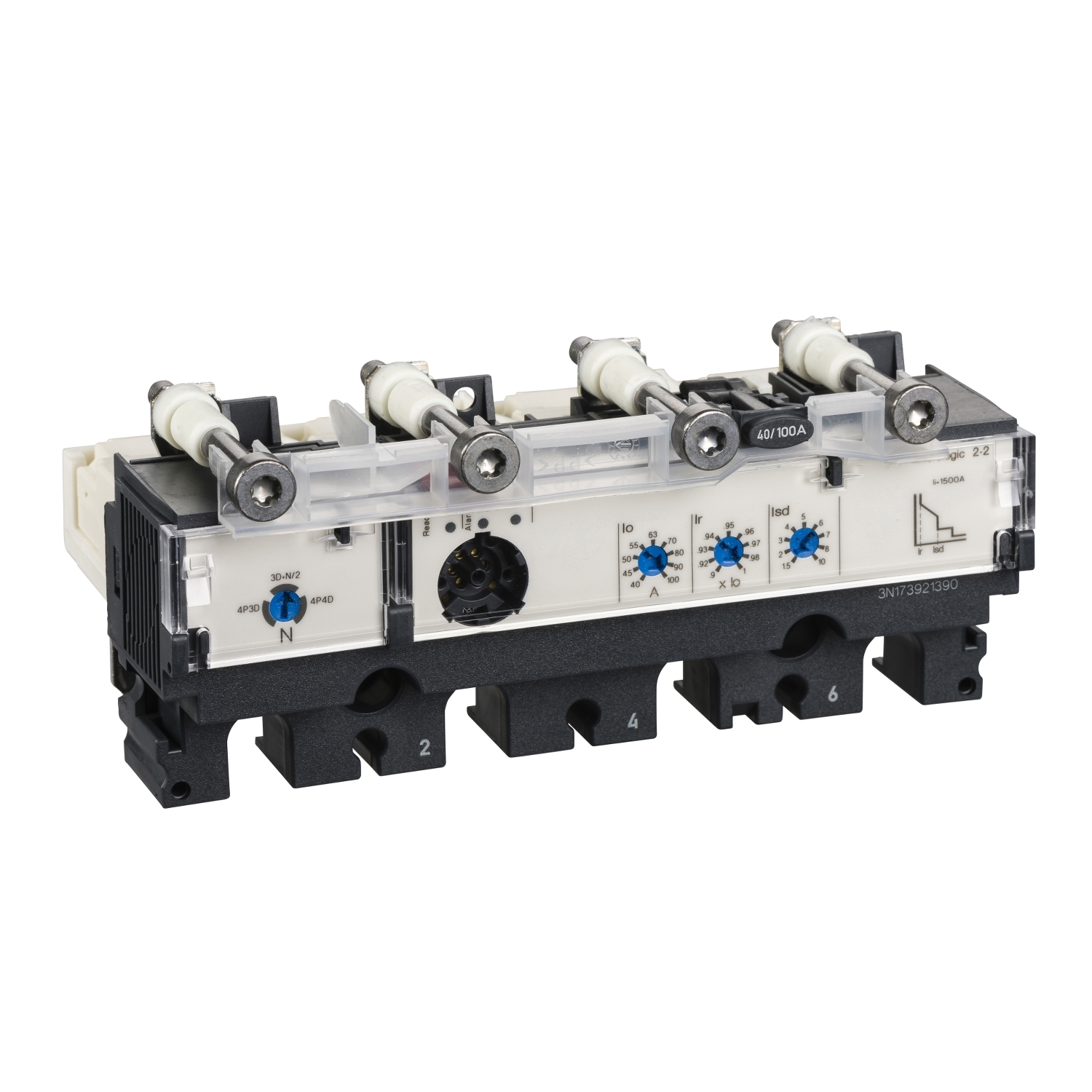 LV429080_1 Compact NSX100-250 - déclencheur micrologic 2.2 - 100A - 4P4d – Image 1