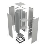 PanelSeT Accessoires - jeu 2 trappes latérales - pour socle 100x600mm