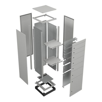 PanelSeT Accessoires - jeu 2 trappes latérales - pour socle 100x600mm