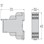 Harmony Control RM22 - relais contrôle de niveau - 2OF - 380 à 415Vca