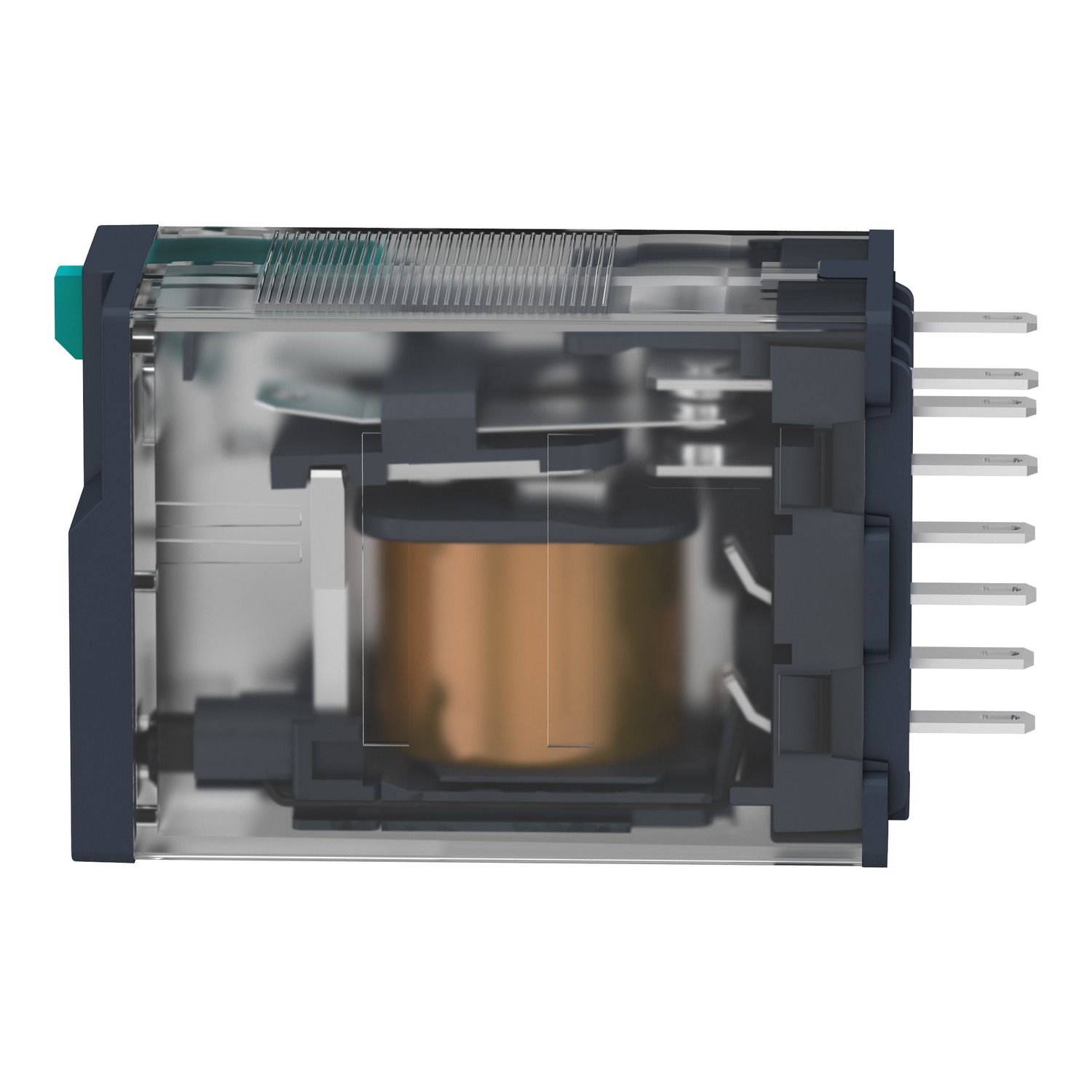 RXM4AB1ED_1 Harmony Relay RXM - relais miniature - embrochable - test - 4OF - 6A - 48VDC – Image 1