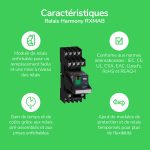 Harmony Relay RXM - relais miniature - embrochab - test+DEL - 4OF - 6A - 24VDC – Image 3