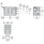 Harmony Relay RXM - relais miniature - embrochab - test+DEL - 4OF - 6A - 48VAC – Image 2
