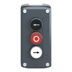 Harmony boite - 3 boutons poussoirs Ø22 - blanc /rouge /noir – Image 7