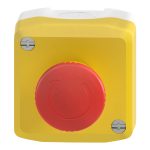 Harmony XAL - boite jaune arrêt urgence rouge - pousser tourner - 2O - Ø40 – Image 8