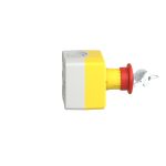 Harmony XAL - boite jaune arrêt urgen rouge - pouss tourn à clé - 1F+1O - Ø40 – Image 8
