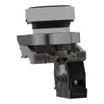 Harmony XB4 - bouton poussoir à impulsion - Ø22 - noir - 1F - vis étrier