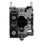 Harmony XB4 - bouton poussoir à impulsion - Ø22 - noir - 1F - vis étrier – Image 6