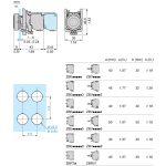 Harmony XB4 - bouton poussoir à impulsion - Ø22 - vert - 1F - vis étrier – Image 2