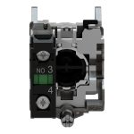Harmony XB4 - bouton poussoir à impulsion - Ø22 - jaune - 1F - vis étrier – Image 7