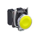 Harmony XB4 - bouton poussoir à impulsion - Ø22 - jaune - 1F - vis étrier – Image 8