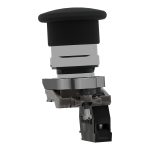 Harmony XB4 - bouton poussoir à impulsion - coup de poing Ø40 - noir - 1F - vis