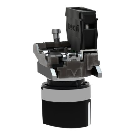 Harmony XB4 - bouton tournant manette - Ø22 - 2 pos fix - noir - 1F - vis étrier