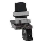 Harmony XB4 - bouton tournant manette - Ø22 - 2 pos fix - noir - 1F - vis étrier – Image 3