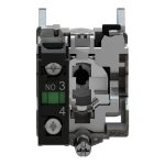 Harmony XB4 - bouton tournant manette - Ø22 - 2 pos fix - noir - 1F - vis étrier – Image 4