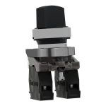 Harmony XB4 - bouton tournant manette - Ø22 - 2 pos fix - noir - 1O+1F - vis étr – Image 5