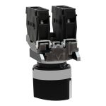 Harmony XB4 - bouton tournant manette - Ø22 - 2 pos fix - noir - 1O+1F - vis étr – Image 6