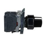 Harmony XB4 - bouton tournant manette - Ø22 - 2 pos fix - noir - 1O+1F - vis étr – Image 8