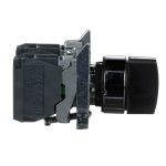 Harmony XB4 - bouton tournant manette - Ø22 - 3 pos fix - noir - 2F - vis étrier – Image 7