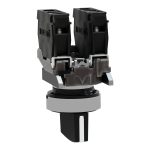 Harmony XB4 - bouton tournant à manette - Ø22 - 3 pos rap C - noir - 2F - vis – Image 5