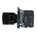 Harmony XB4 - bouton tournant à manette - Ø22 - 3 pos rap C - noir - 2F - vis – Image 8