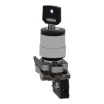 Harmony XB4 - bouton à clé 455 - Ø22 - 2 pos fix - retr GD - 1F - vis étrier – Image 6