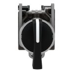 Harmony XB4 - bouton tournant à crosse - Ø22 - 3 pos fix - noir - 2F - vis étr – Image 6