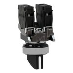 Harmony XB4 - bouton tournant à crosse - Ø22 - 3 pos rap C - noir - 2F - vis étr
