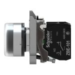 Harmony XB4 - bouton poussoir à impulsion - Ø22 - capuchonné - noir - 1F - vis – Image 6