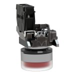 Harmony XB4 - bouton poussoir à impulsion - Ø22 - capuchonné - rouge - 1O - vis – Image 5