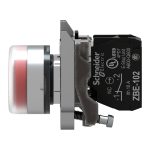 Harmony XB4 - bouton poussoir à impulsion - Ø22 - capuchonné - rouge - 1O - vis – Image 8