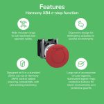 Harmony XB4 - bouton arrêt urgence - Ø40 - pousser tourner - rouge - 2O - vis – Image 3