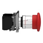 Harmony XB4 - bouton arrêt urgence - Ø40 - pousser tourner - rouge - 2O - vis – Image 6